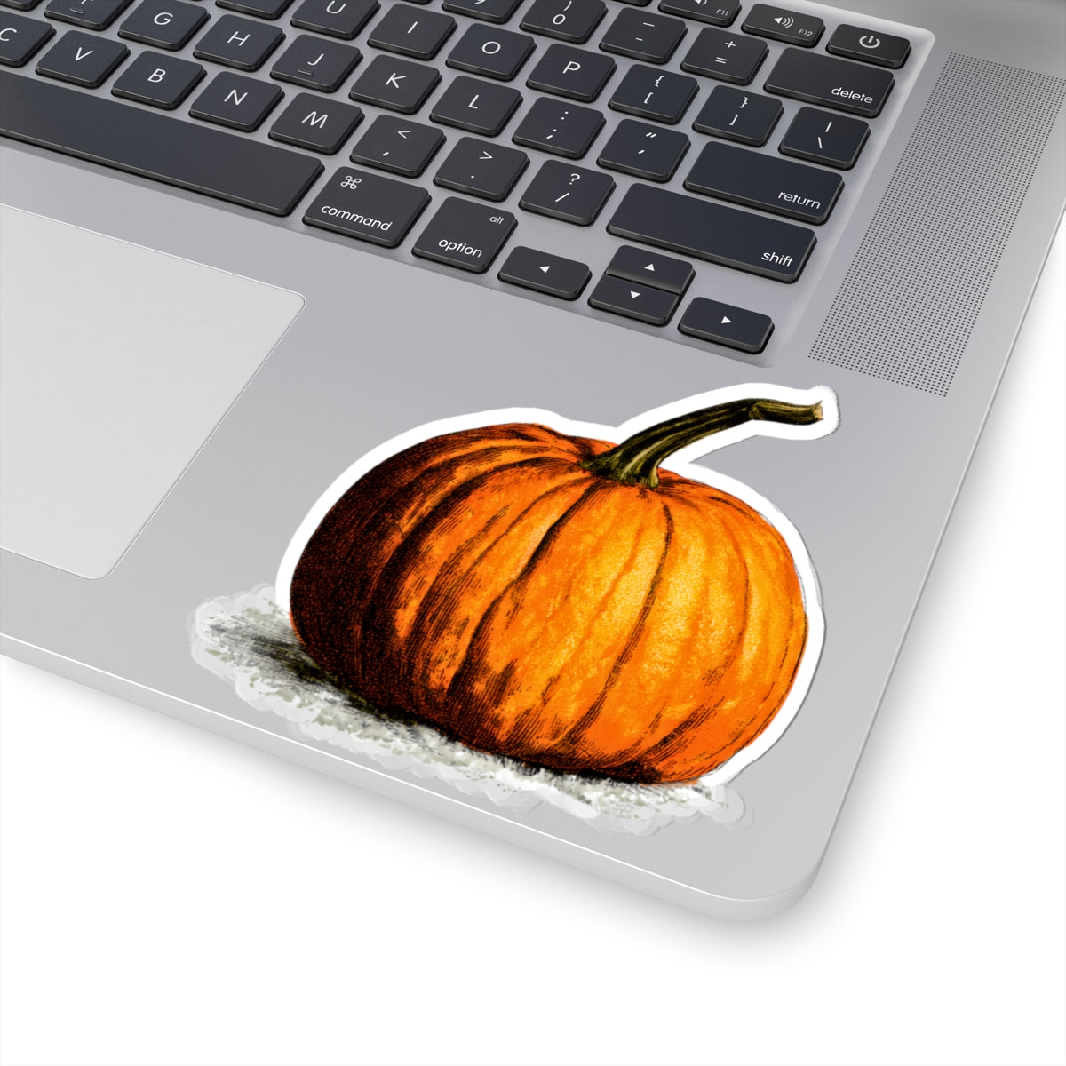 Hand-Painted Pumpkin sticker | Kiss-Cut Stickers