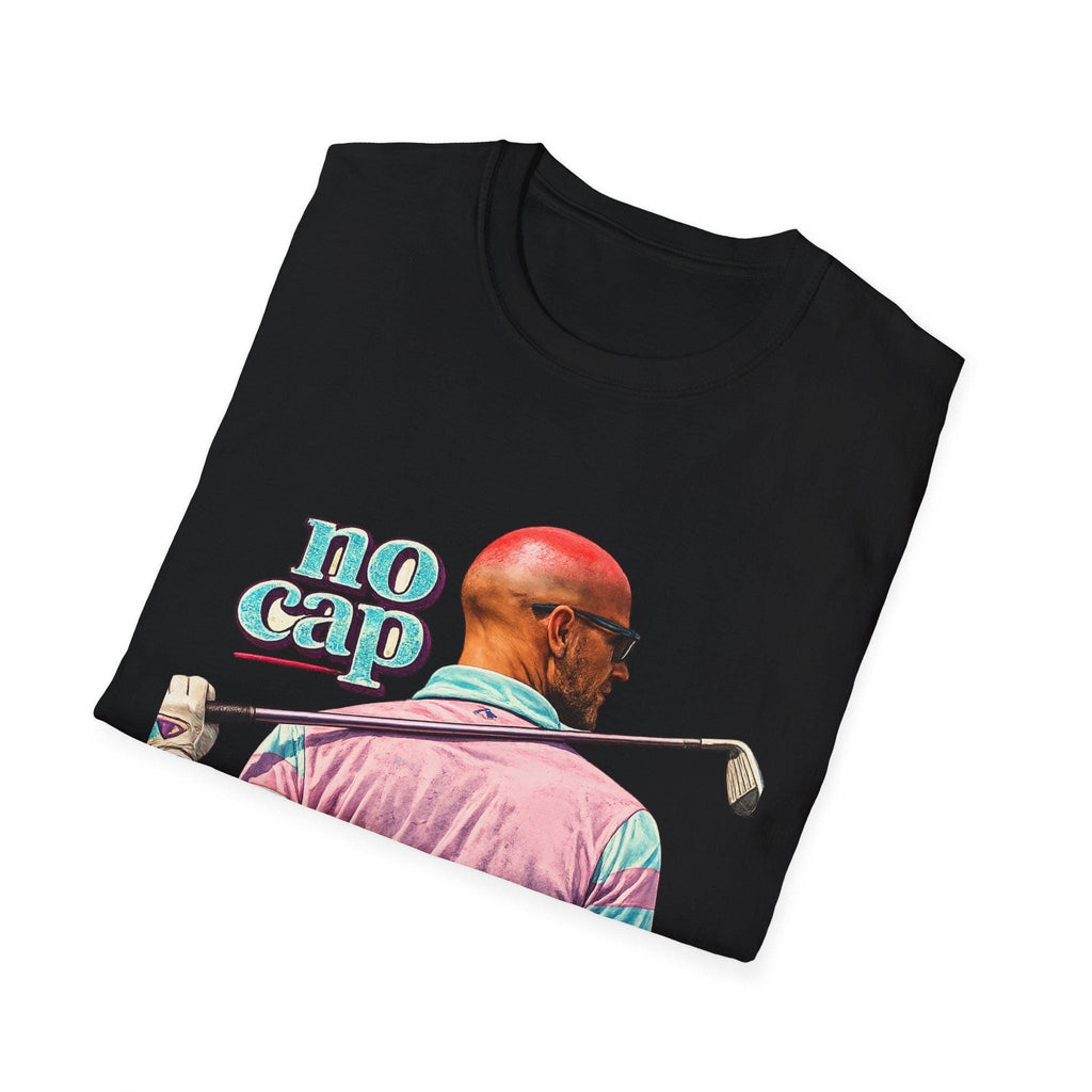 Retro 90s Bald Golfer Shirt: Funny Golf Humor Tee, Sunburn Head Joke