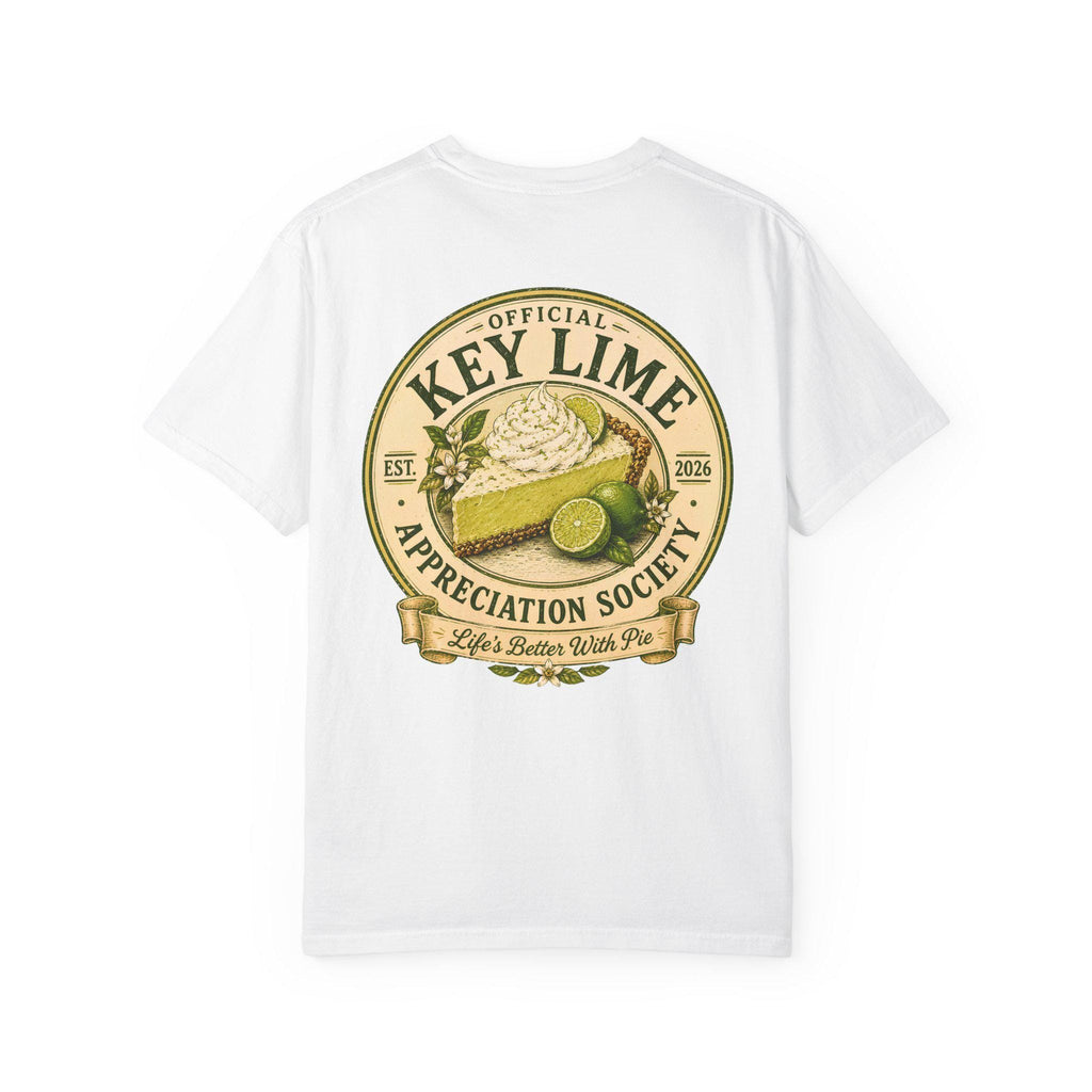 Key Lime Appreciation Society T-shirt | Vintage Botanical Pie Illustration