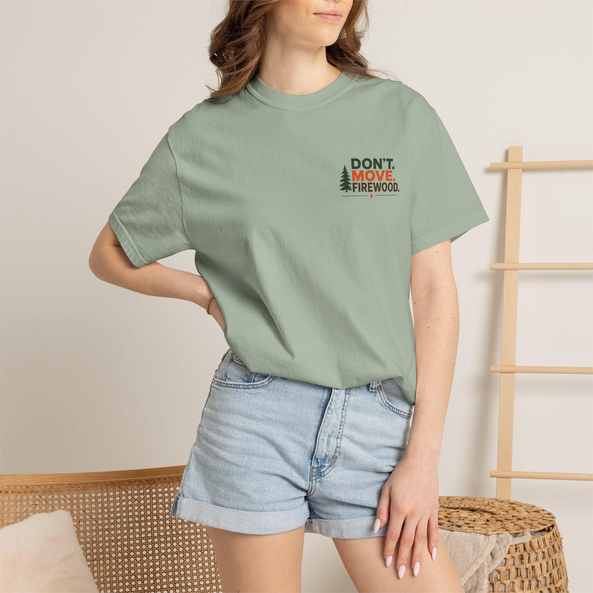 Don't Move Firewood Tshirt | Forest Conservation Camping Shirt