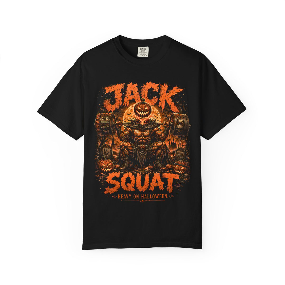 Jack Squat Shirt, Funny Halloween Gym Tee