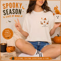 Ghost Pumpkin T-Shirt | Spooky Season Comfort Colors Tee