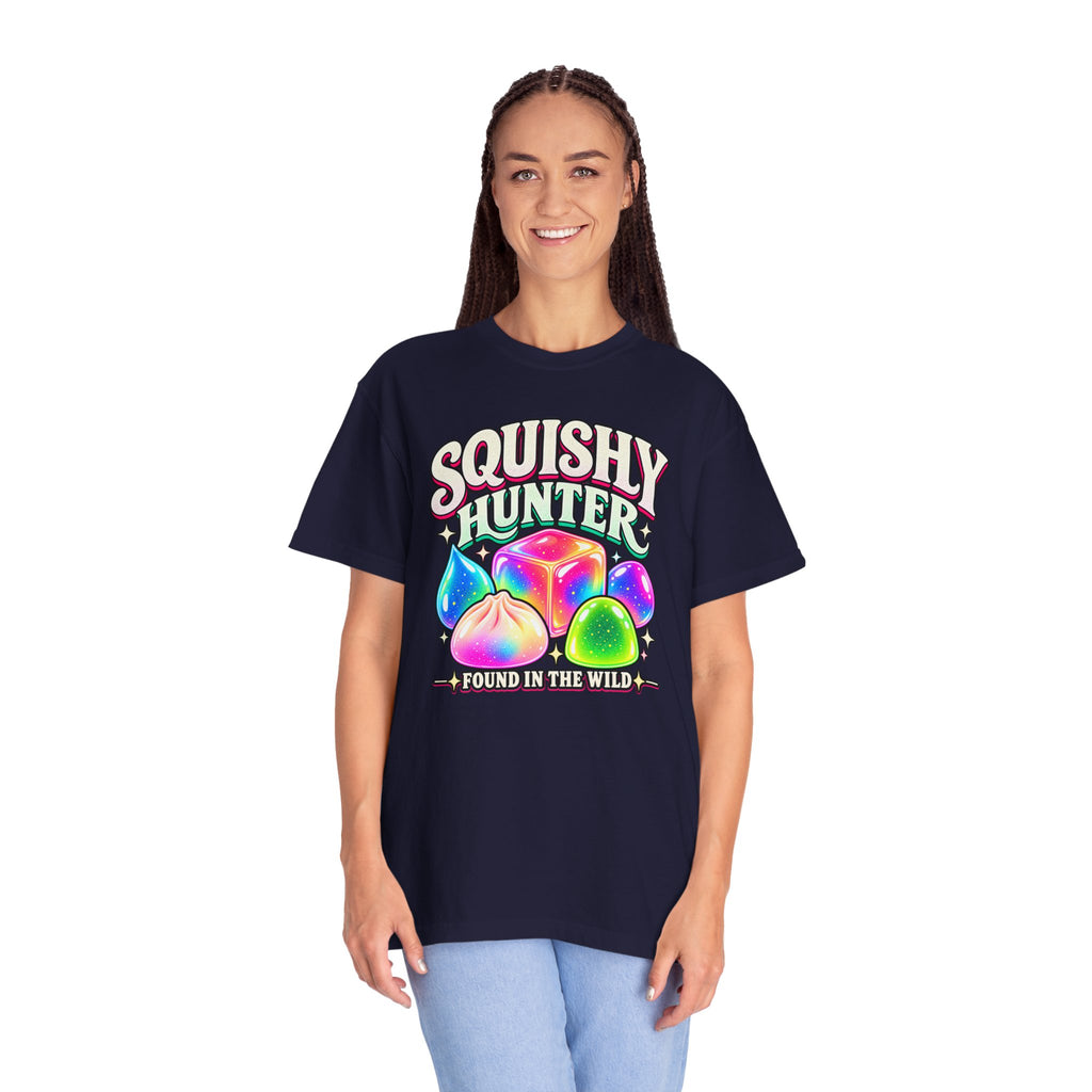 Squishy Hunter Shirt, Funny Squishy Hunting Mom Tee, Sensory Toy Collector Shirt, Restock Hunting Graphic Tee, Comfort Colors 1717