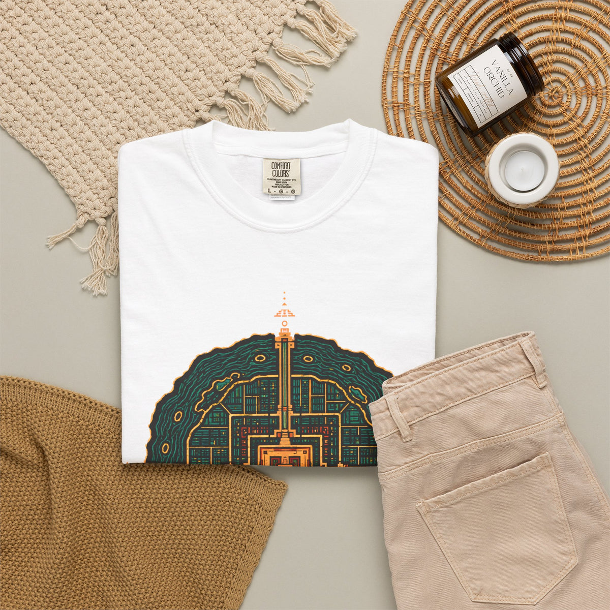 Tenochtitlan 1519 Shirt, Aztec Sacred Geometry Tee, Ancient Mexico Map Shirt, Lake Texcoco Graphic Tee, Anthropology Streetwear
