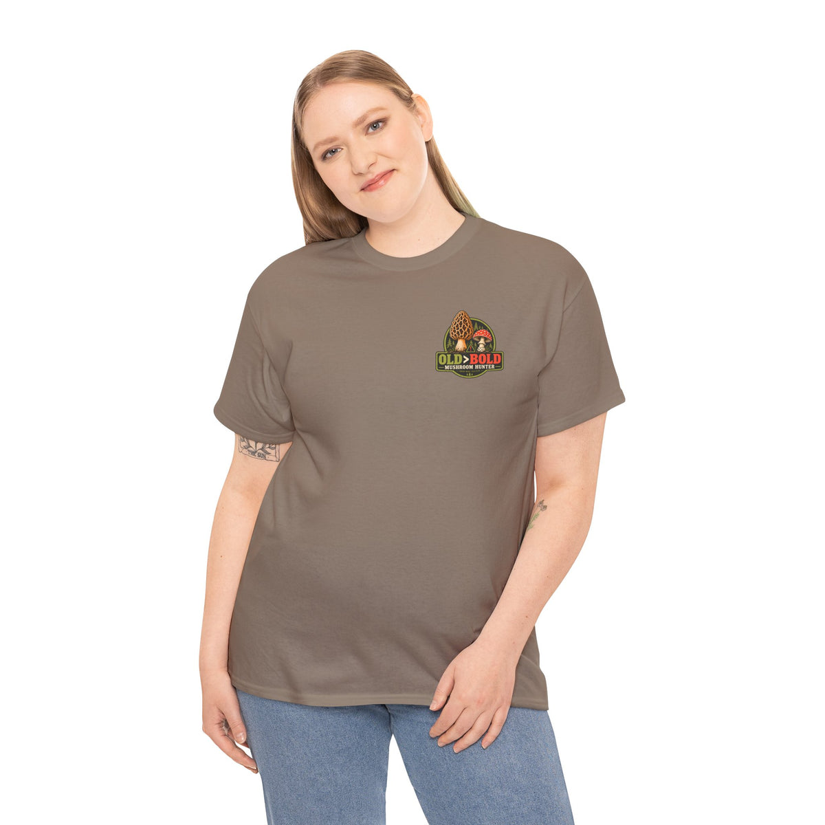 Funny Mushroom Hunting Shirt, Morel Forager Gift, Mycology Lover Tee, Fungi Foraging Outdoor Graphic T-Shirt