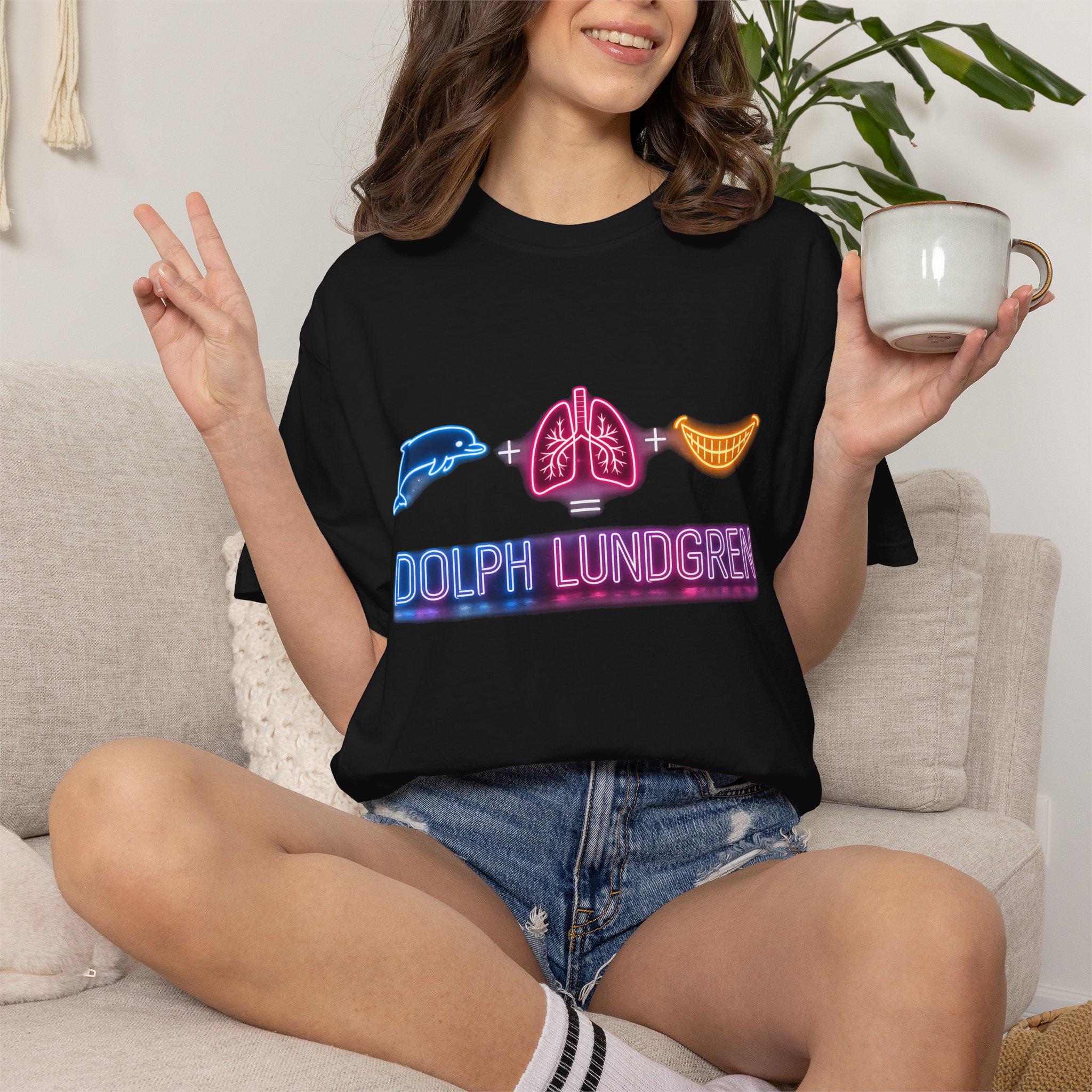 Dolph Lundgren Formula Neon Shirt, 80s Retro Graphic Tee, Absurd Humor