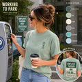 Employee Parking Shirt, Funny Office Parking Fee Tee, Vintage Meter Graphic