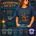 Lanternfish Society Shirt, Bioluminescent Deep Sea Marine Life Tee, Comfort Colors 1717