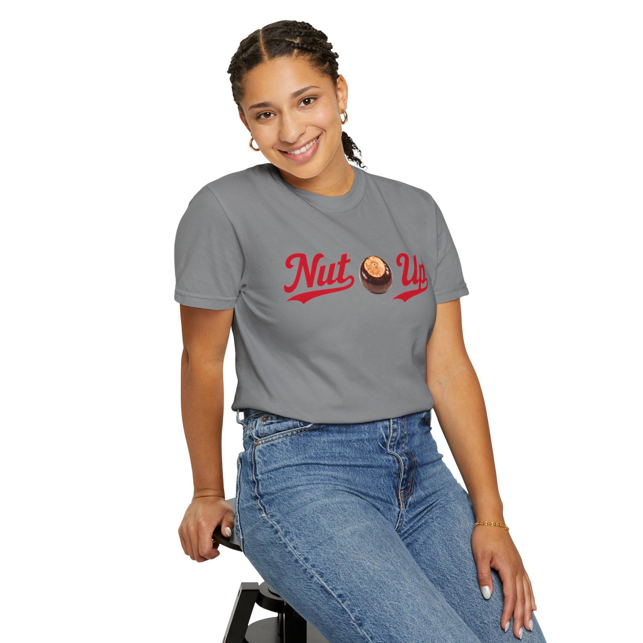 Nut Up Buckeye Nut Graphic Tee | Ohio Inspired Nature Shirt