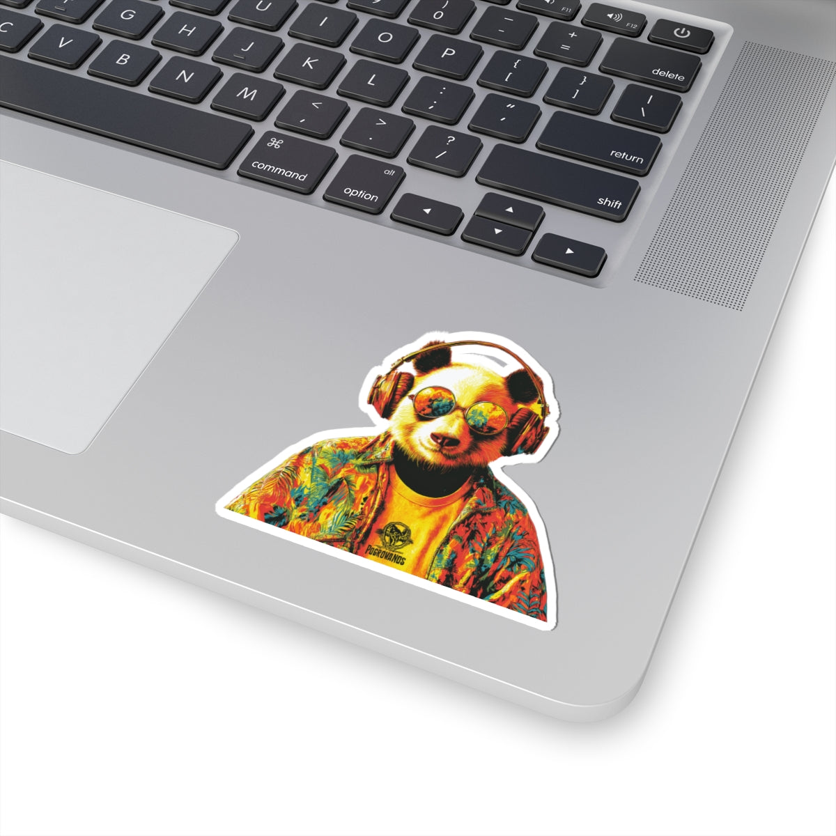Cool Panda with Headphones Sticker | Kiss-Cut Vinyl Laptop Decal