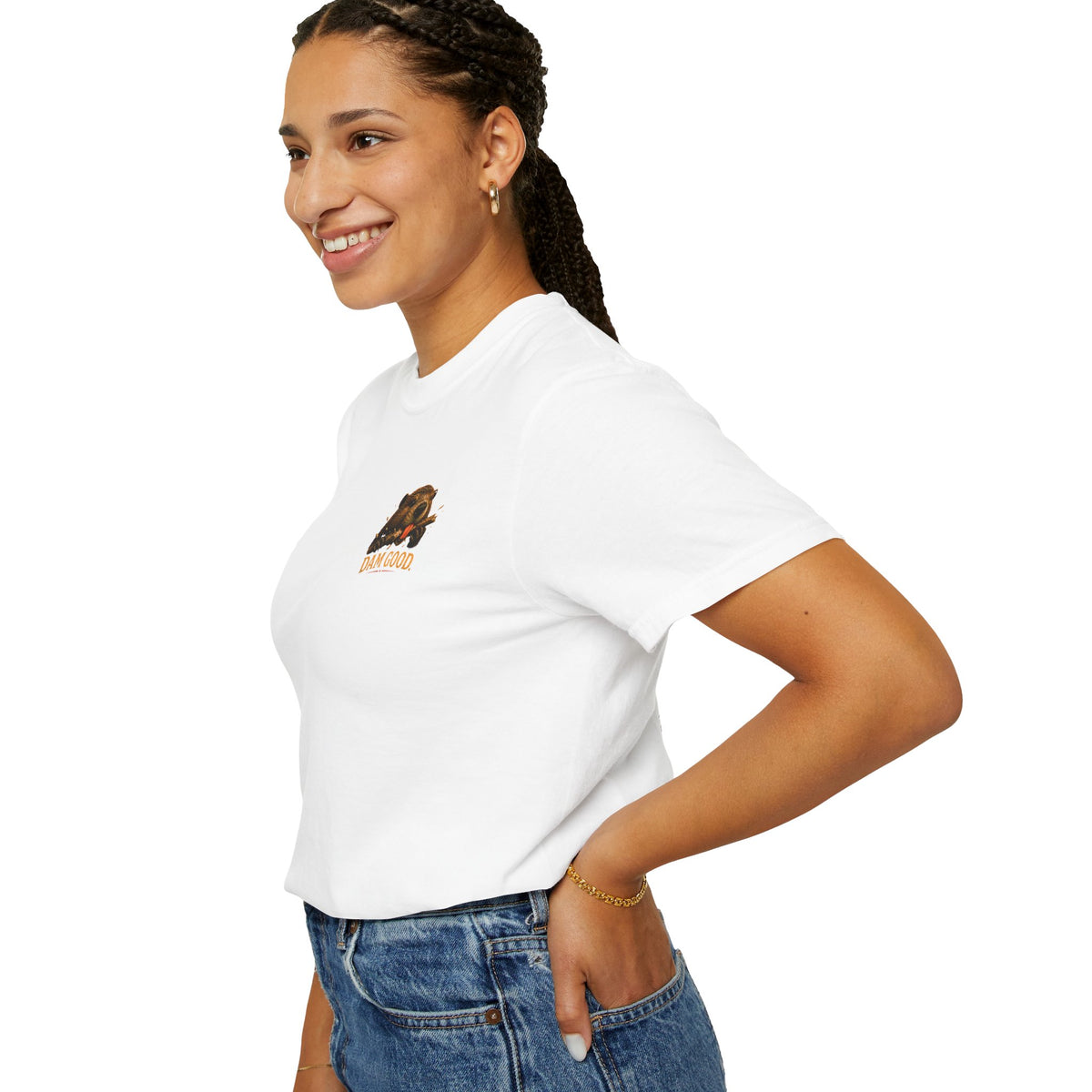 Dam Good at My Job beaver Comfort Colors T-shirt product image 5