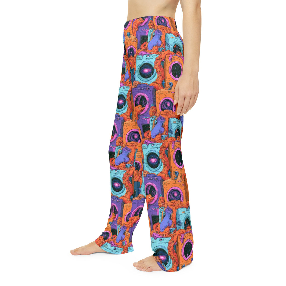 Cosmic Laundromat Pajama Pants | Galaxy Washing Machines