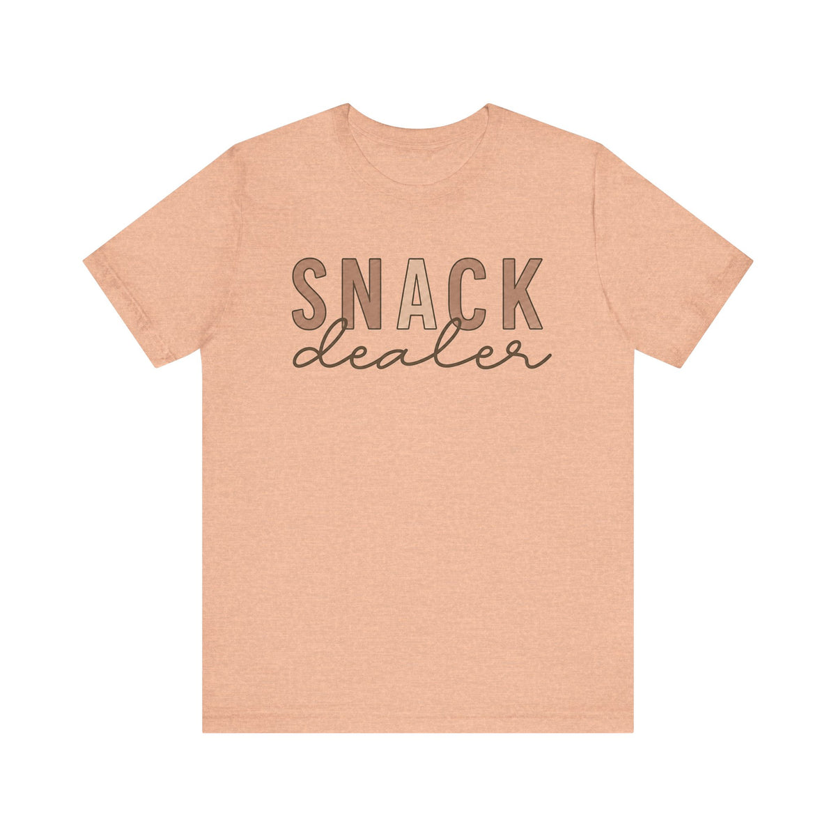 Snack Dealer T-Shirt | Funny Food Quote Tee, Casual Graphic Shirt