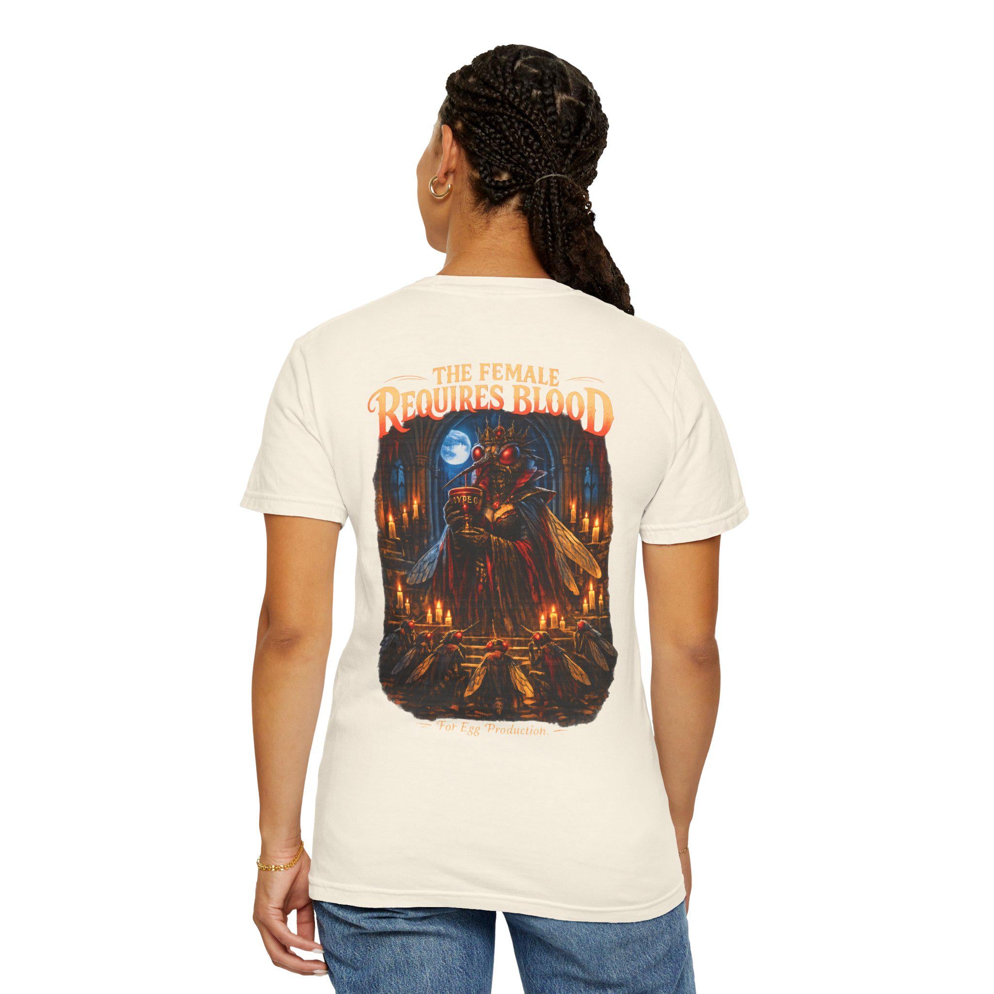 The Crimson Ovipositor Gothic Mosquito Entomology Tee