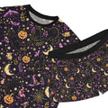 Whimsical Halloween Night Pajama Set | Short Pajama Set