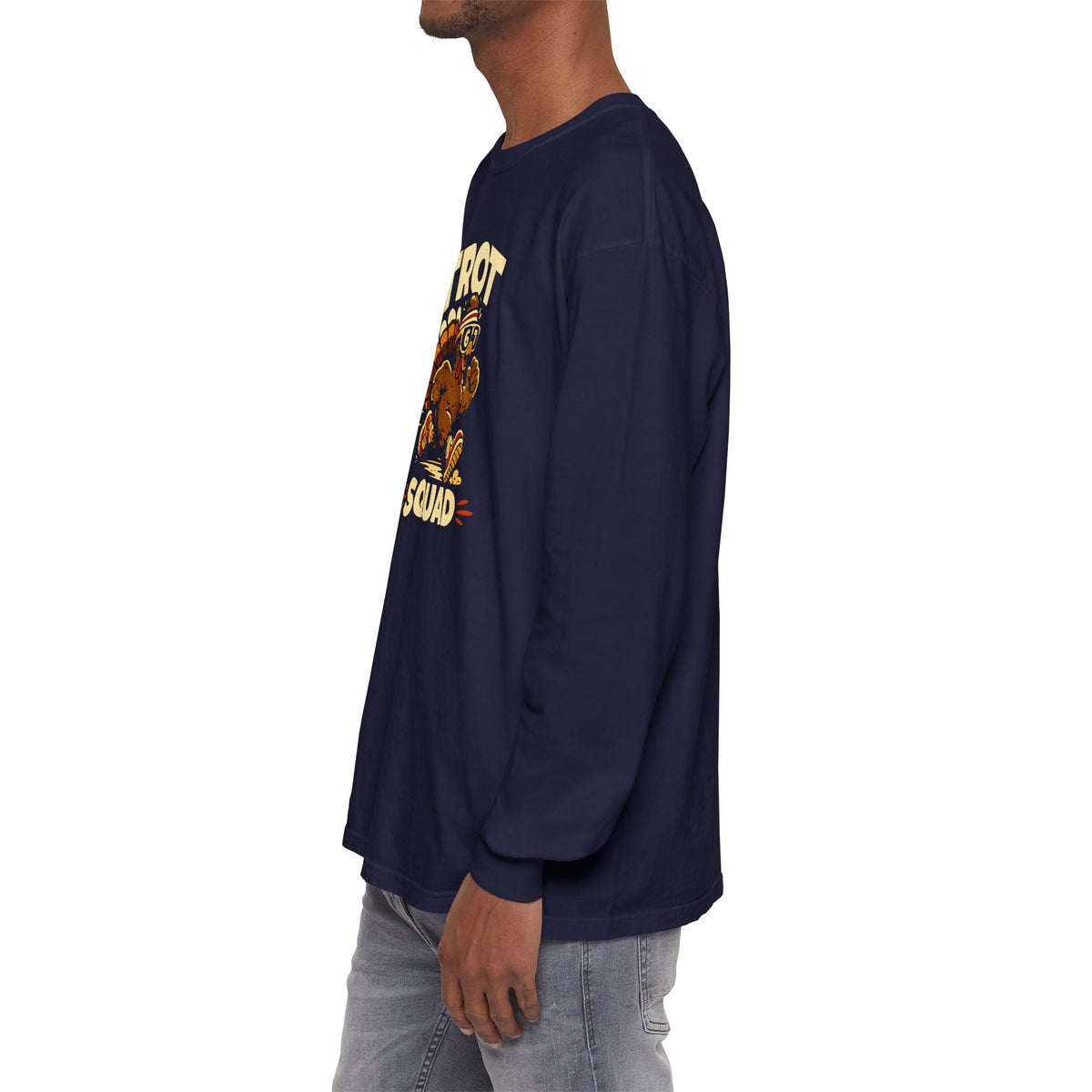 Trot Squad Turkey T-Shirt | Long Sleeve Thanksgiving Running Tee