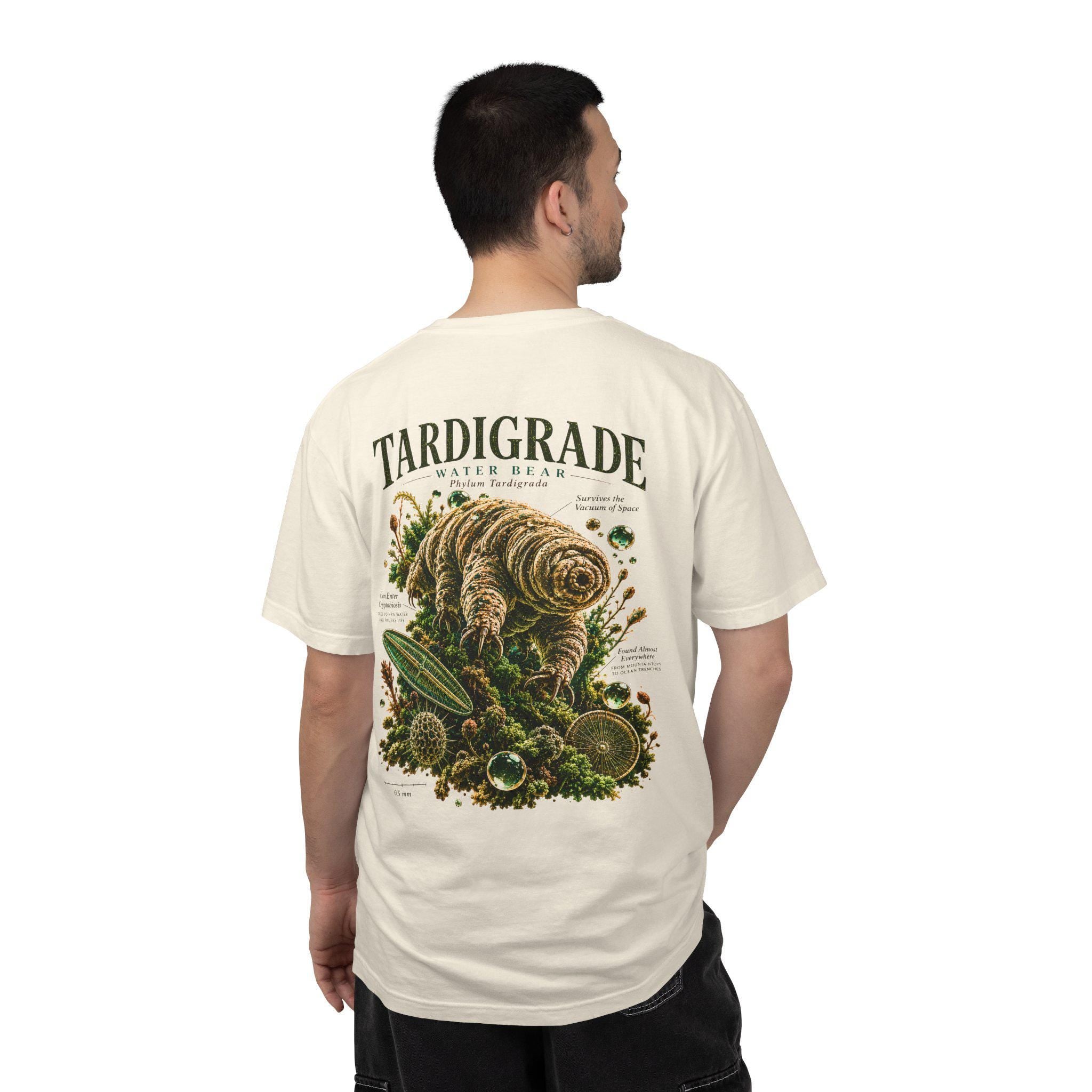 Tardigrade Water Bear Shirt, Museum Edition Botanical Graphic Tee