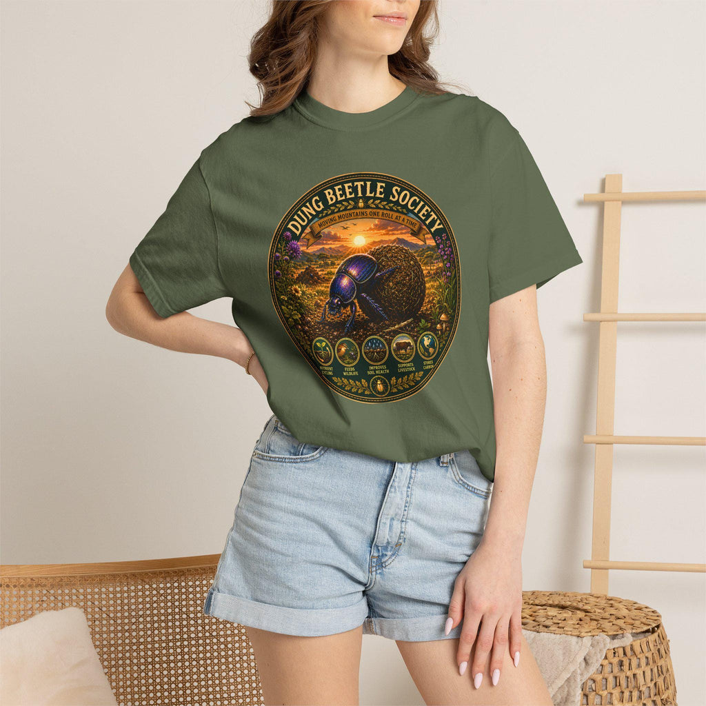 Dung Beetle Society shirt | Vintage nature insect graphic tee