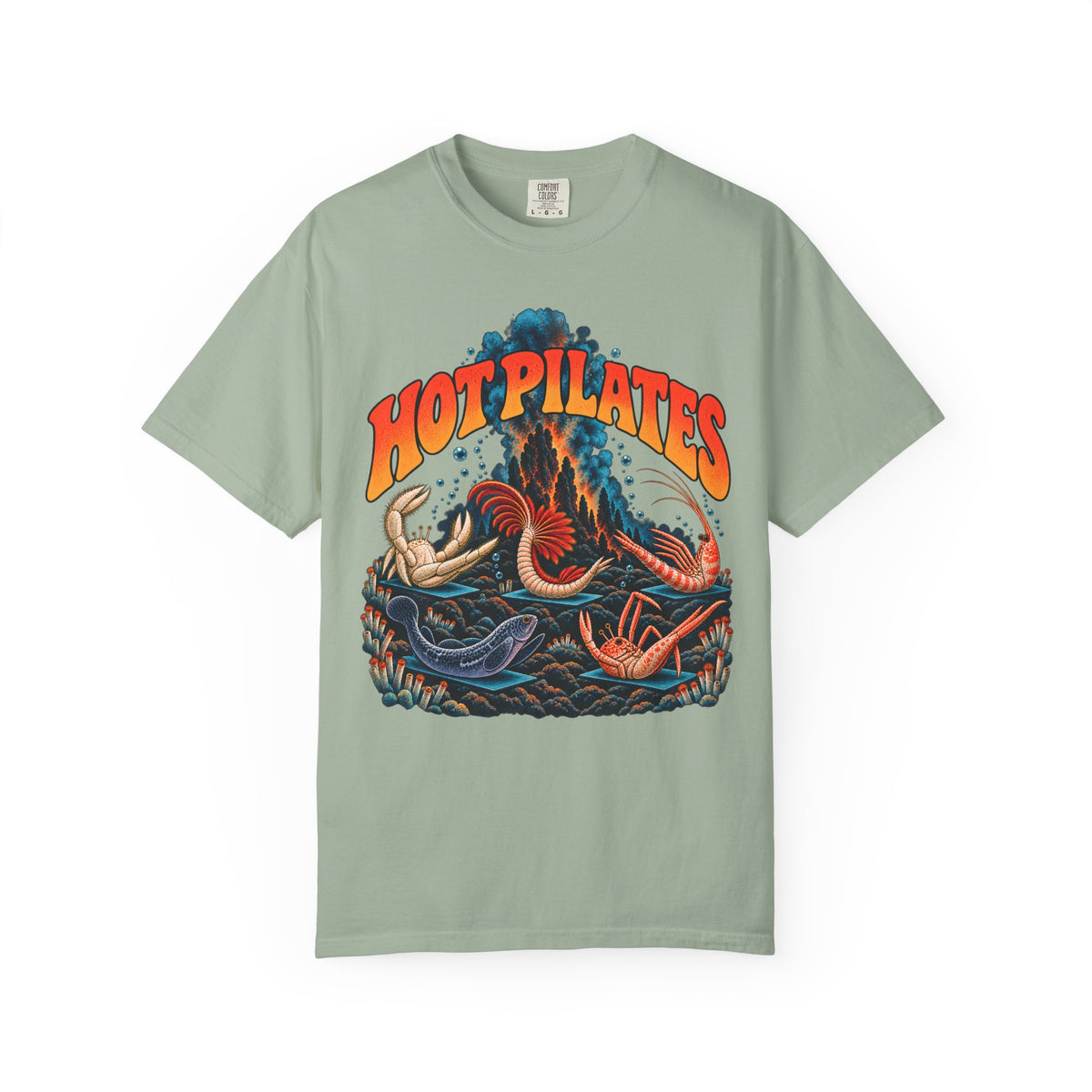 Hot Pilates Shirt, Marine Biology Gift, Funny Ectotherm, Ocean Science Teacher, Deep Sea Animal Graphic T Shirt, Comfort Colors 1717