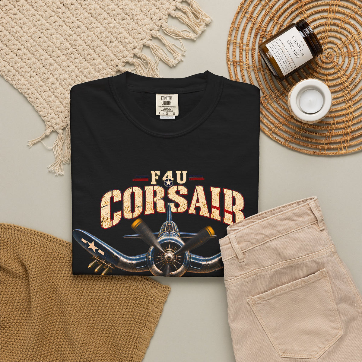Corsair Airplane Graphic T-Shirt