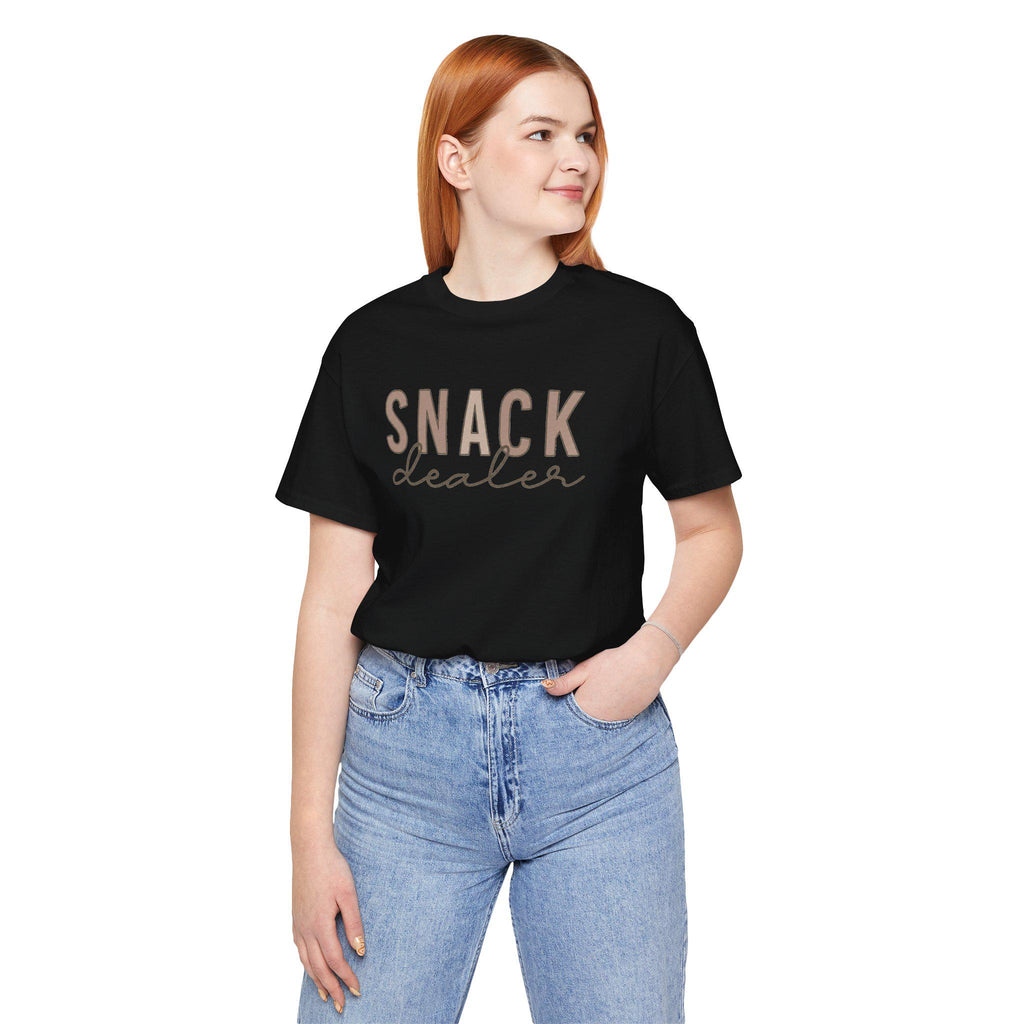 Snack Dealer Shirt, Funny Mom Life Tee, Minimalist Script, Gift for Mom