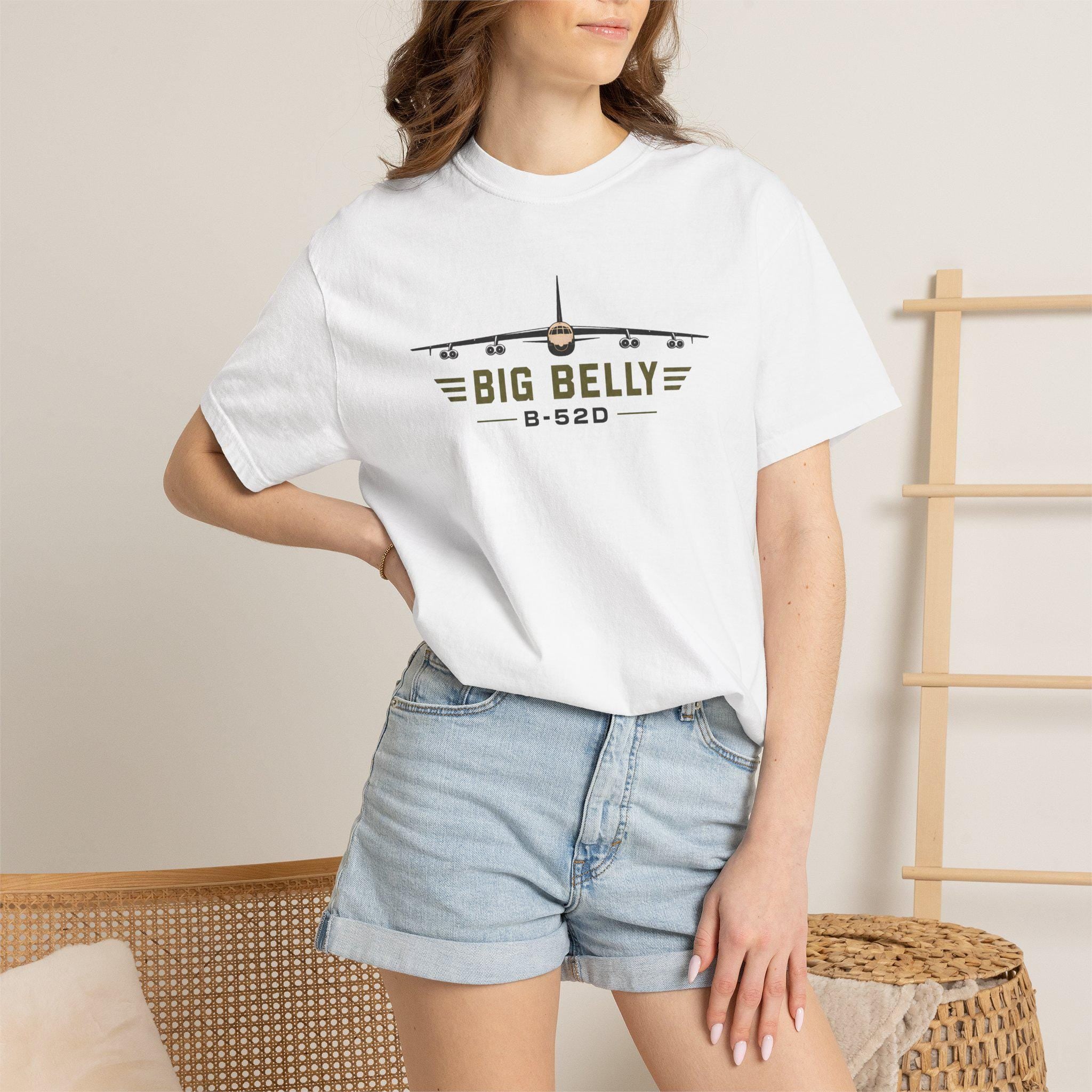 Big Belly B-52 Bomber T-shirt | Military Aircraft Graphic