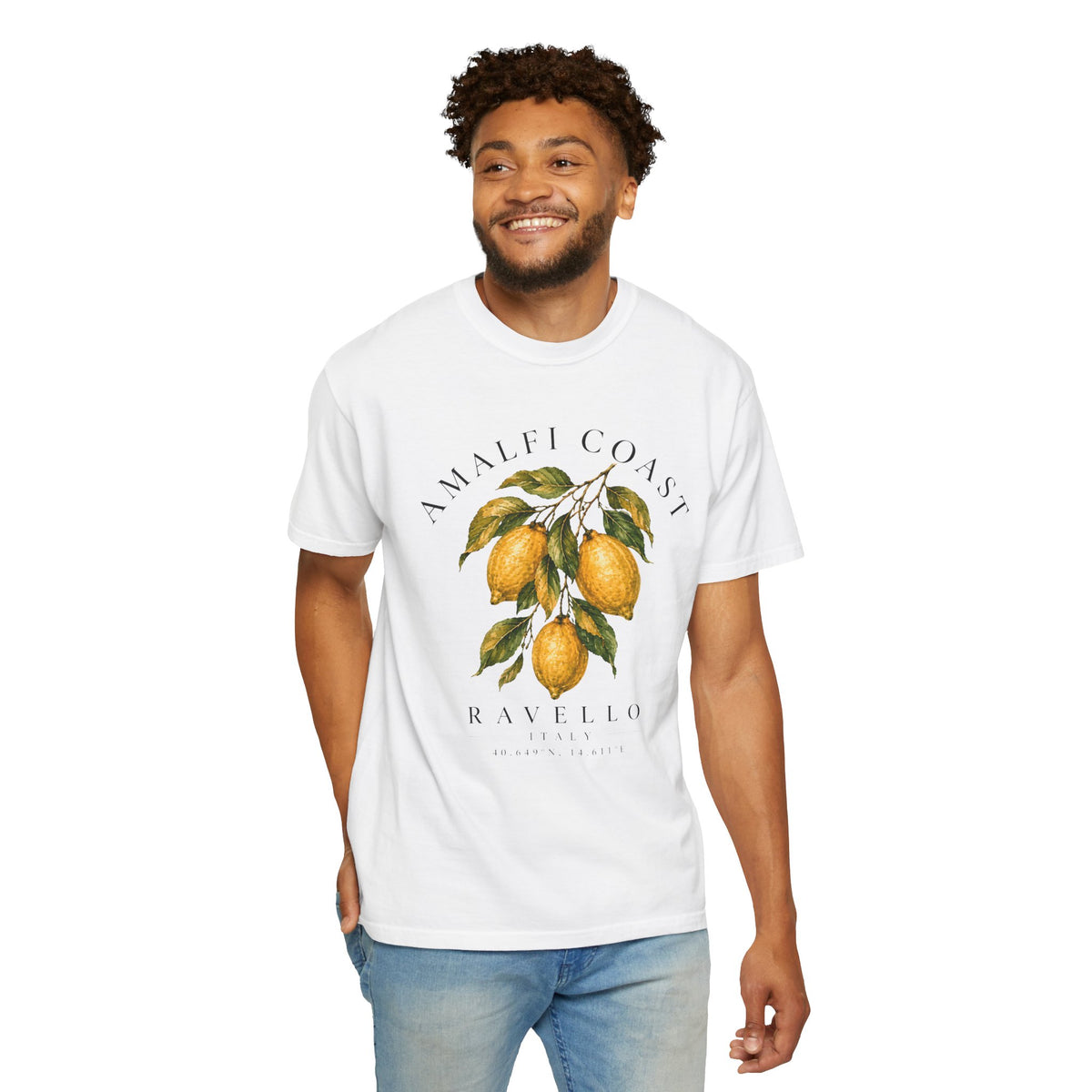 Amalfi Coast Lemon Branch T-shirt | Ravello Botanical Tee