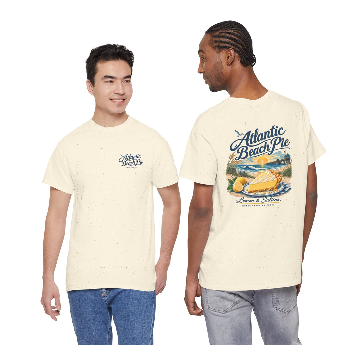 Atlantic Beach Pie tee | Lemon & Saltine seaside dessert shirt