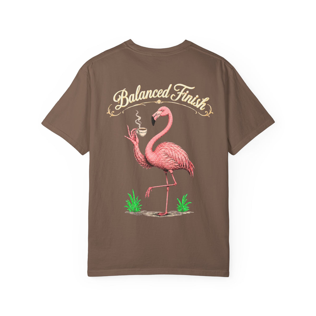 Balanced Finish Flamingo Espresso Shirt, Funny Coffee Snob Tee, Espresso Social Club Shirt, Barista Gift, Cafe Humor Comfort Colors Tee