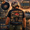 F-14 Tomcat Fighter Jet T-Shirt | Vintage Military Aviation Artwork
