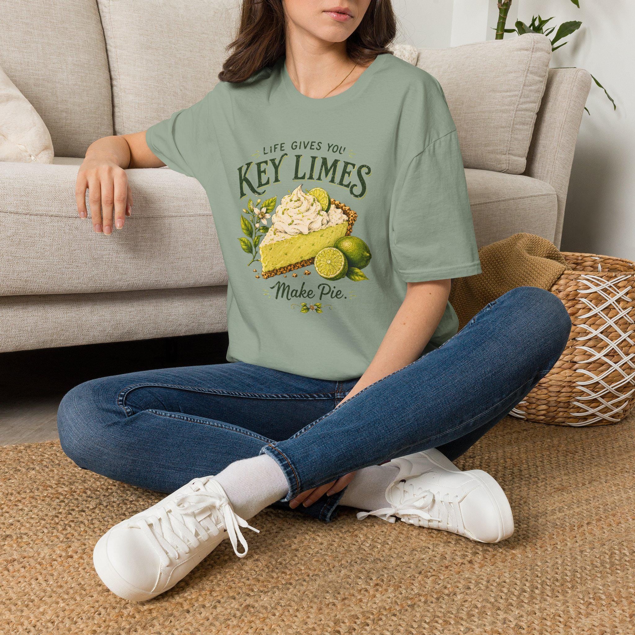 Life Gives You Key Limes T-Shirt | Key Lime Pie Illustration