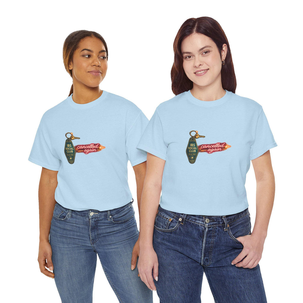 IBS Social Club Shirt, Cancelled Again Retro Motel Graphic Tee