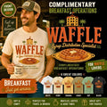 Waffle Syrup Distribution Specialist T-Shirt | Breakfast Illustration