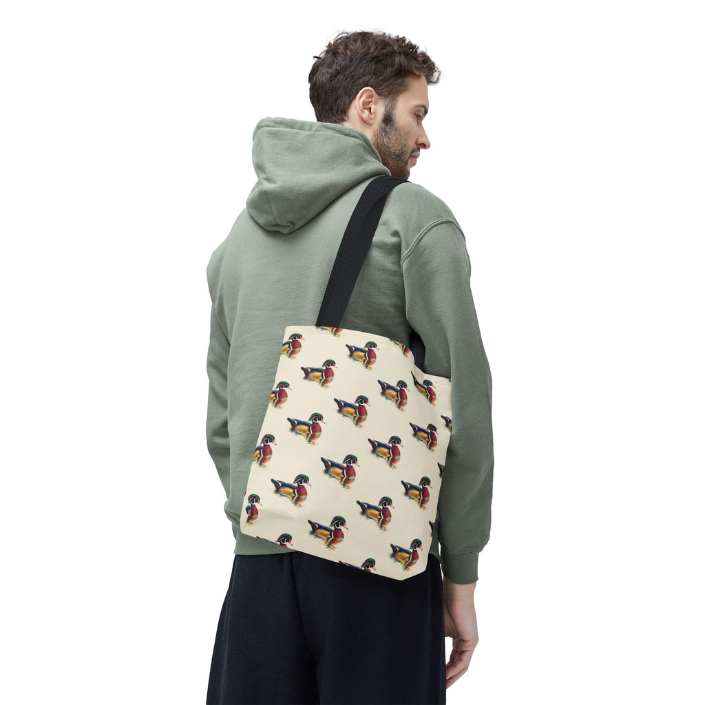 Wood Duck Tote Bag, Duck Lover Gift, Birdwatching Bag, Waterfowl Tote, Wildlife Purse, Nature Lover Gift, Outdoors Bag