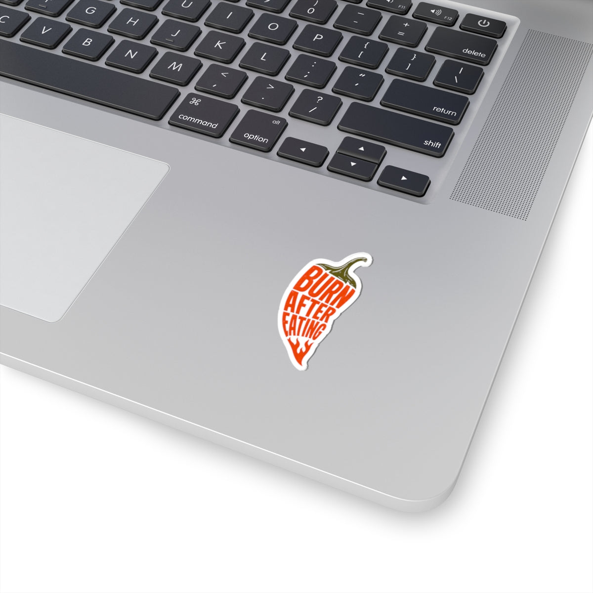 Burn After Eating chili pepper Sticker | spicy food, hot sauce decal