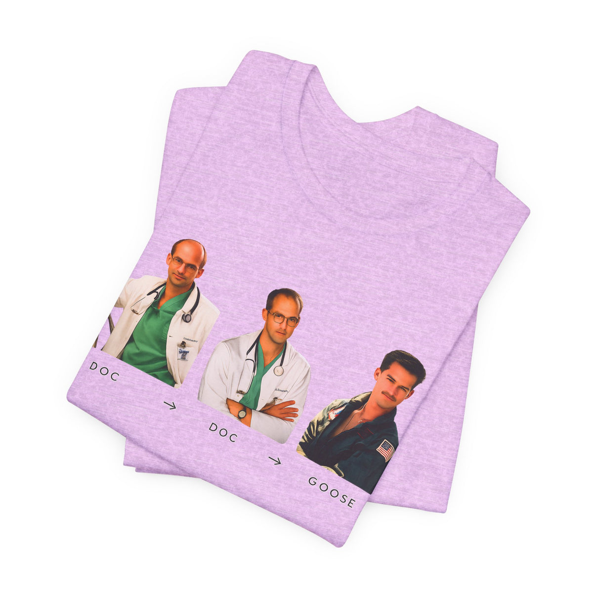 Doc Doc Goose Shirt, Anthony Edwards Parody Tee, ER Top Gun Mashup Shirt, 90s TV Movie Humor Tee, Funny Retro Pilot Doctor Shirt