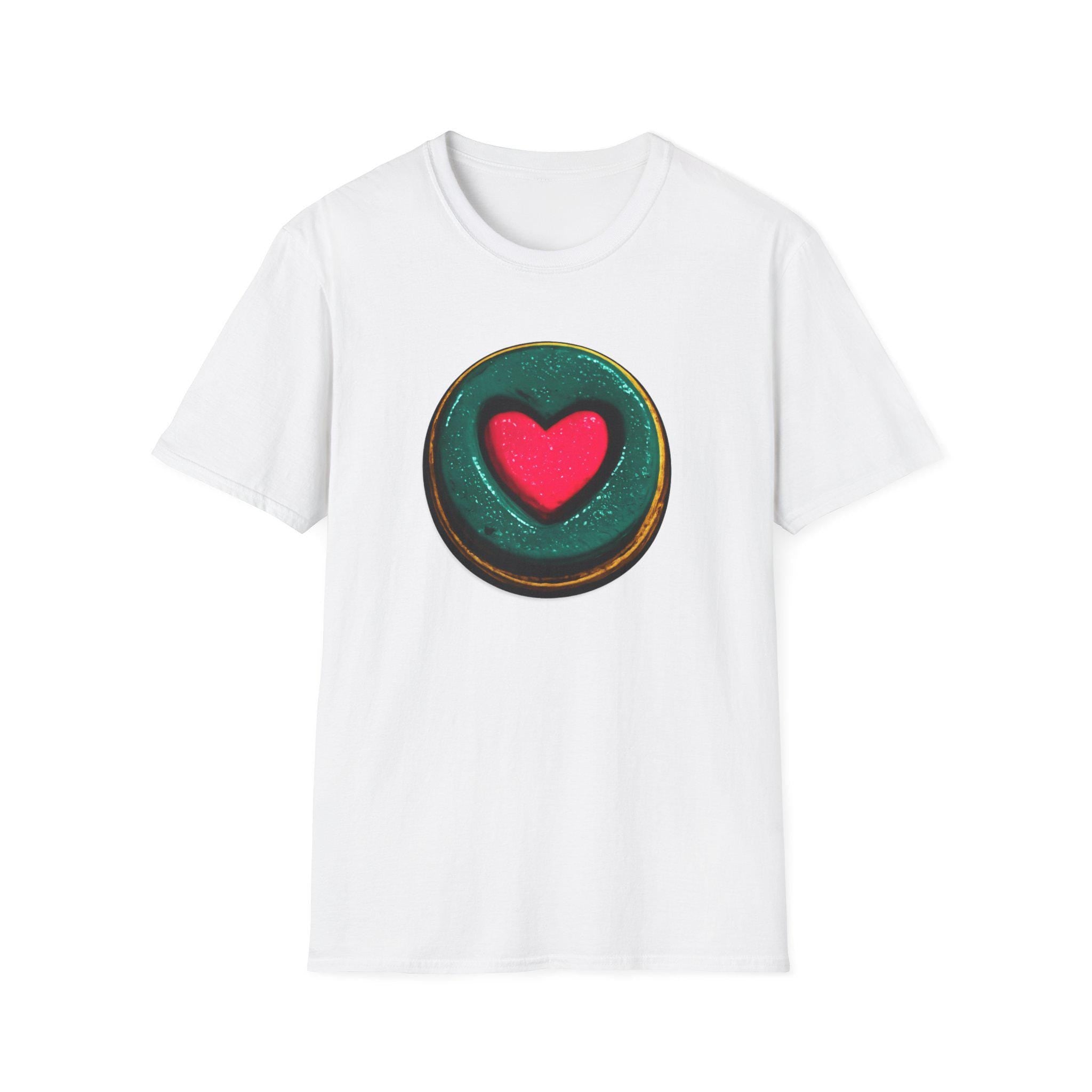 Heart O Graphic Tee, Minimal Love Symbol Streetwear Shirt