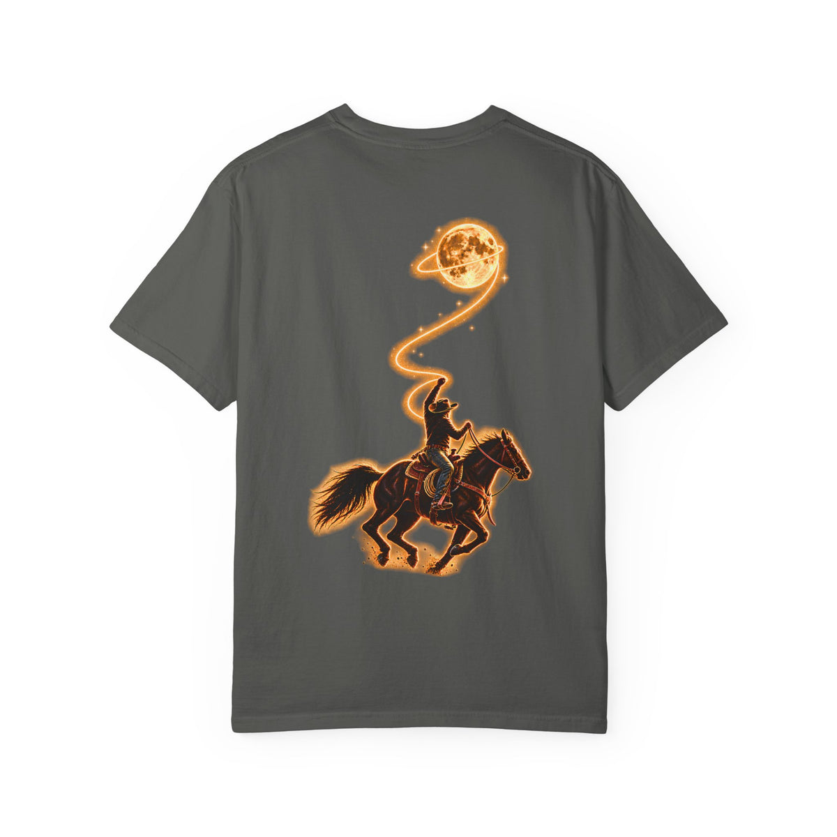 Cowboy Lasso Moon Shirt, Western Horse Tee, Comfort Colors 1717, Celestial Rodeo Graphic T Shirt, Equestrian Gift