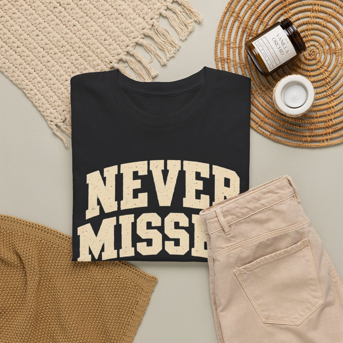Never Missed Shirt, Funny Sarcastic T Shirt, Confidence Humor Tee, Gift for Men, Vintage Graphic Shirt, Funny Saying Tee
