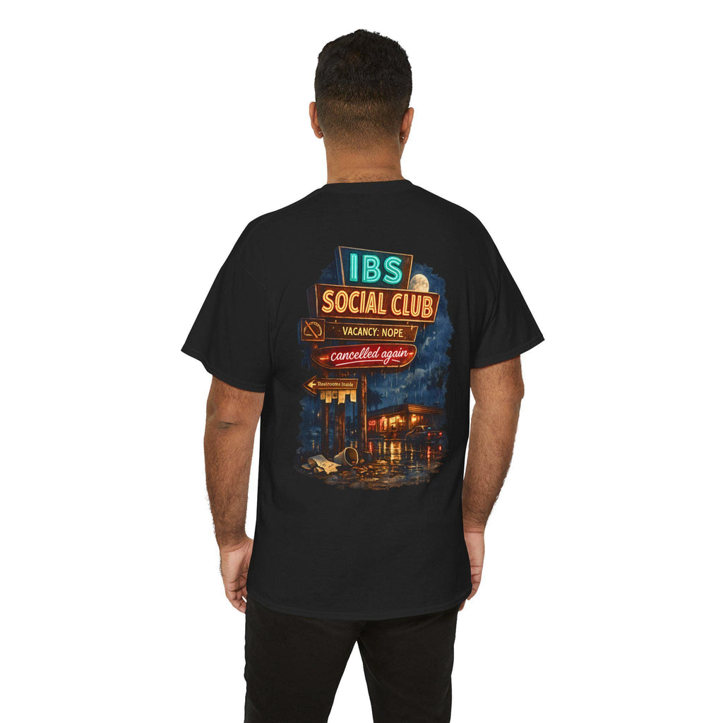 IBS Social Club Shirt, Cancelled Again Retro Motel Graphic Tee