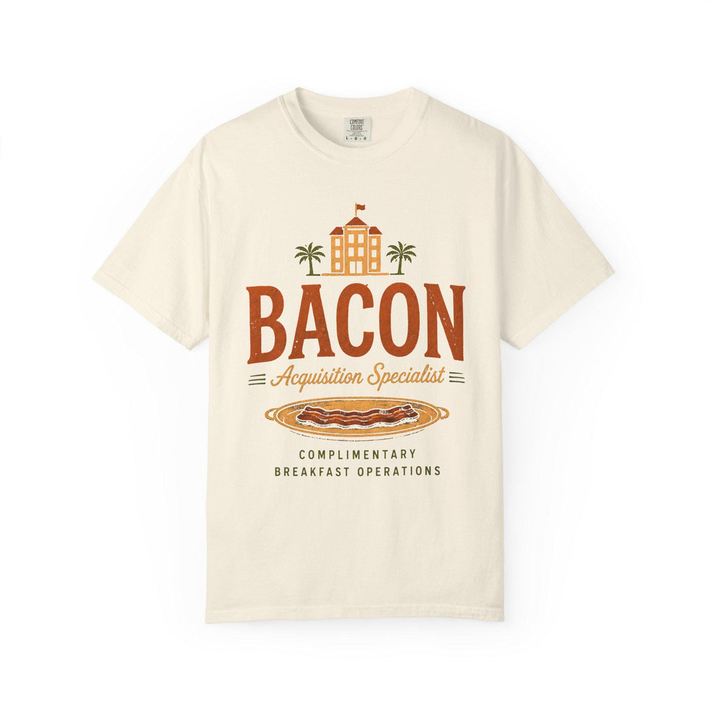 Bacon Acquisition Specialist T-Shirt | Retro Breakfast Graphic