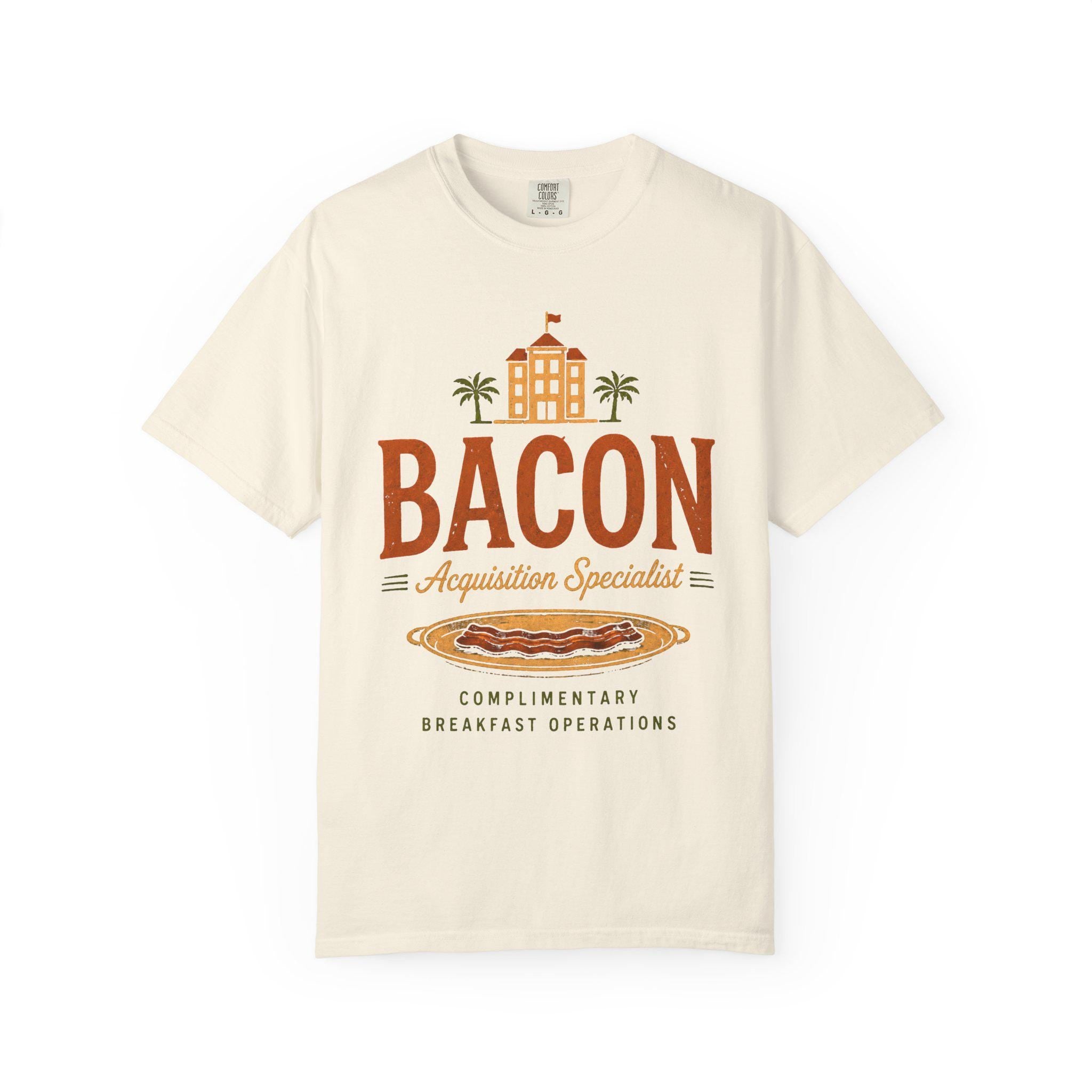 Bacon Acquisition Specialist T-Shirt | Retro Breakfast Graphic