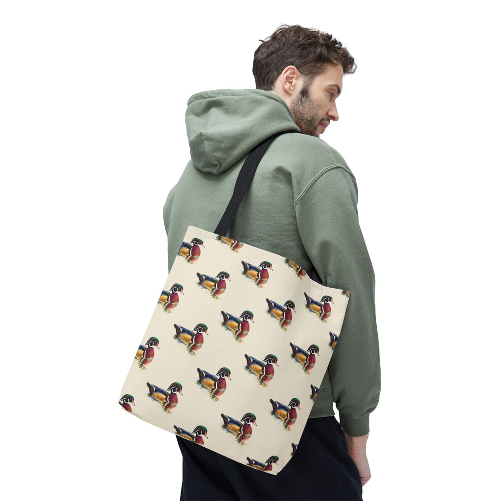 Wood Duck Tote Bag, Duck Lover Gift, Birdwatching Bag, Waterfowl Tote, Wildlife Purse, Nature Lover Gift, Outdoors Bag
