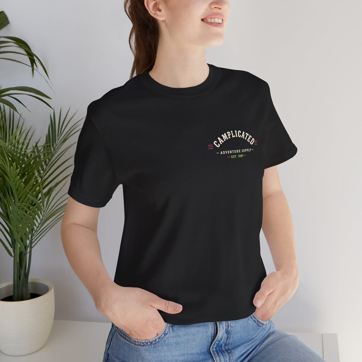 Camplicated Outdoors, Adventure Supply Shirt, Camping, Comfort Colors, Funny Camper Gift, Hiking, Tent Life, Outdoor Lover Tee