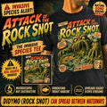 Attack of the Rock Snot Invasive Species Tee, Didymo Conservation Shirt