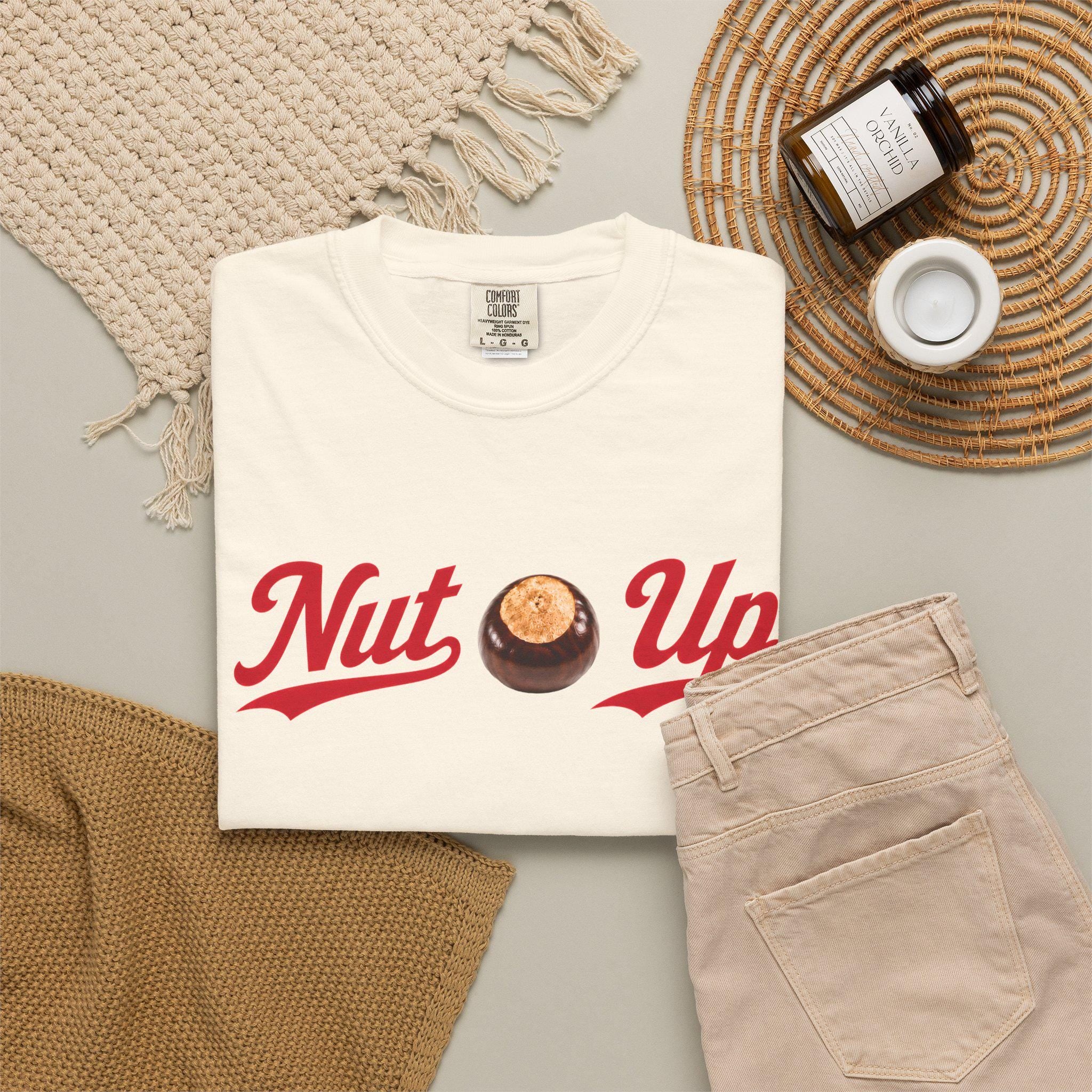 Nut Up Buckeye Nut Graphic Tee | Ohio Inspired Nature Shirt