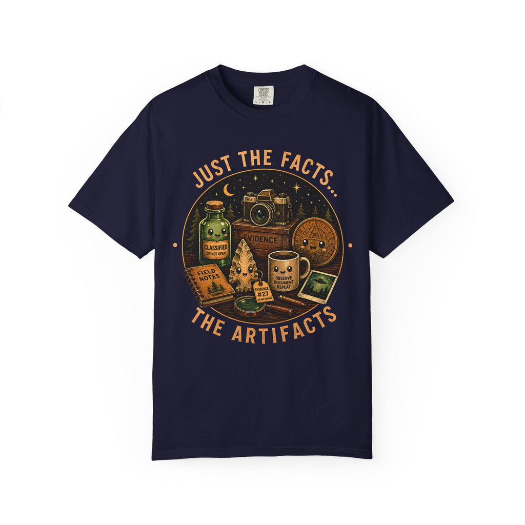 Cryptid Investigator Shirt: Vintage Artifacts Field Notes Design