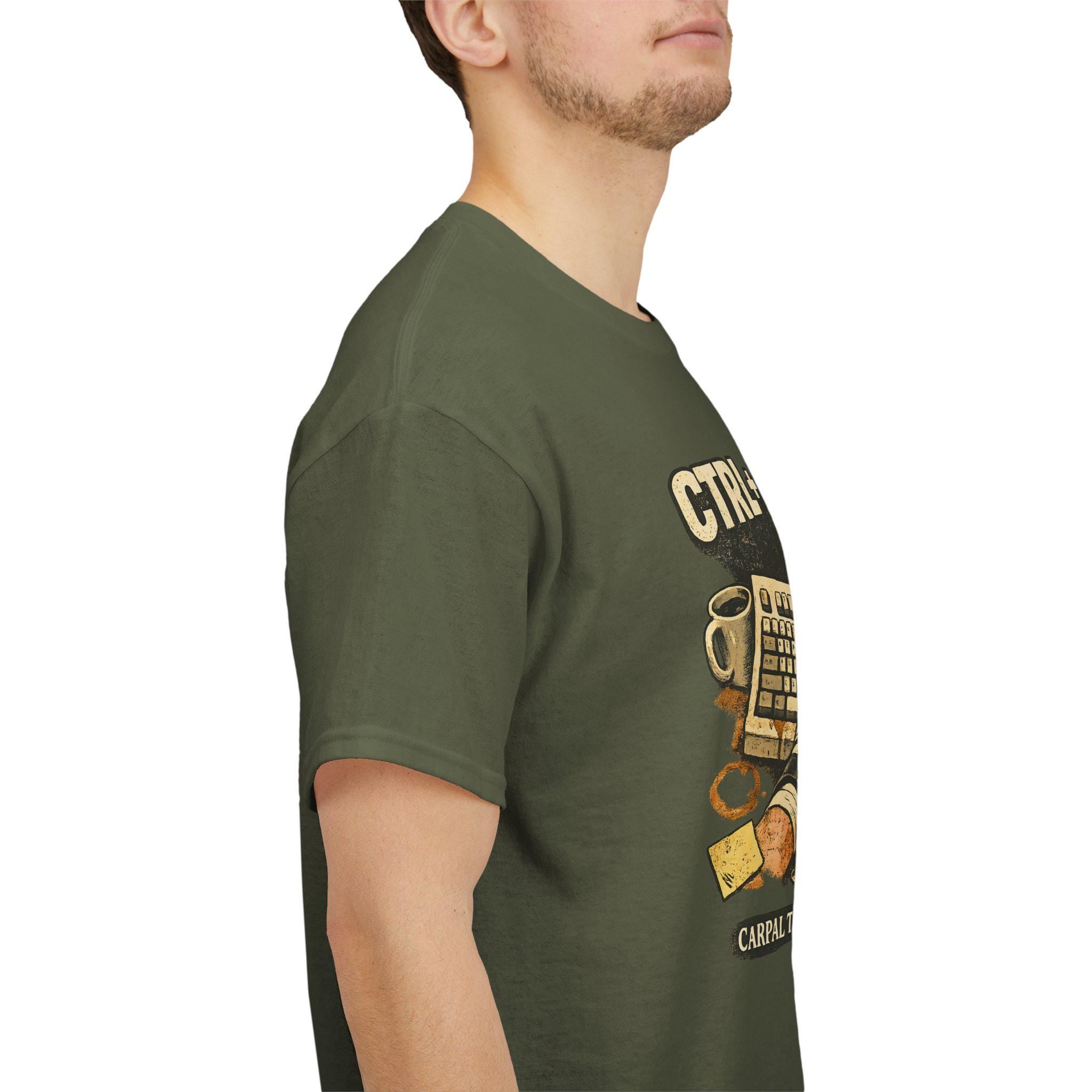 CTRL ALT OW Carpal Tunnel Survivor Club Tee, Funny Office Gamer Gift