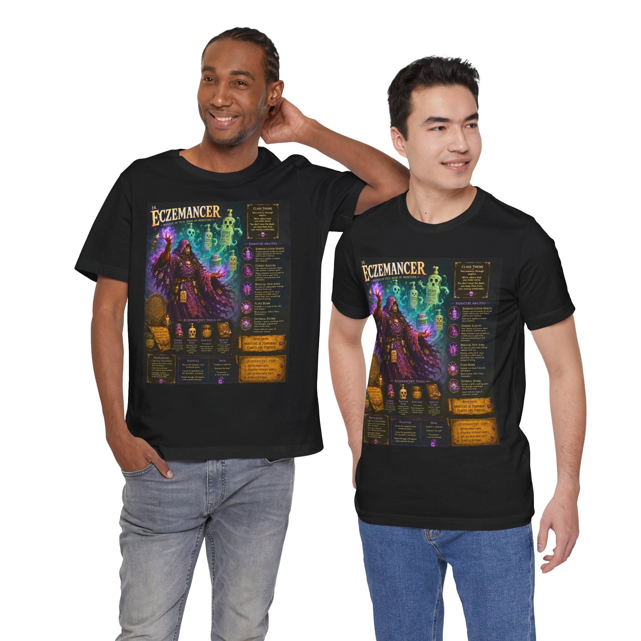 Eczemancer Dark Fantasy RPG Shirt