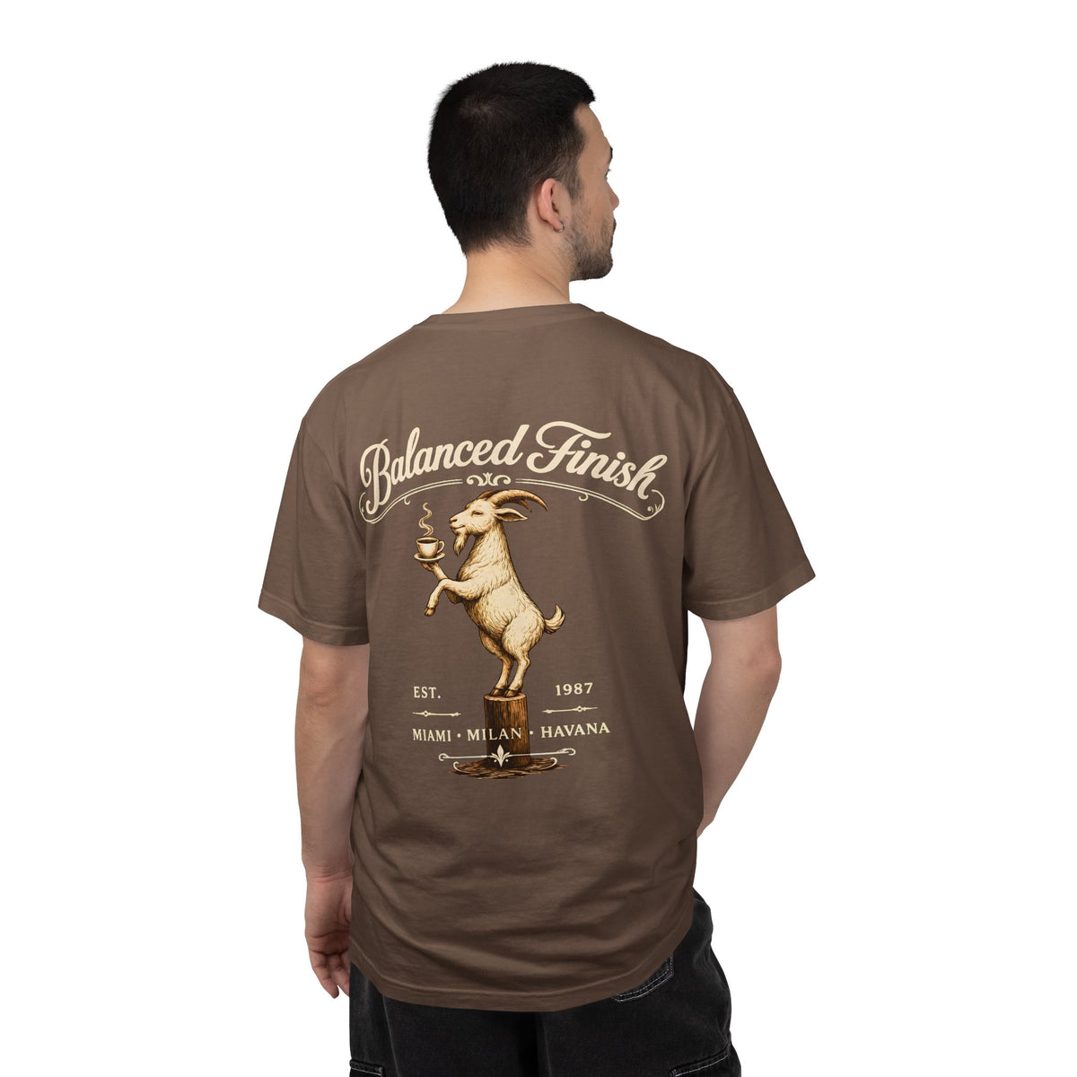 Balanced Finish Goat Espresso Shirt, Funny Coffee Snob Tee, Espresso Social Club Shirt, Cafe Aesthetic Shirt, Barista Gift Tee